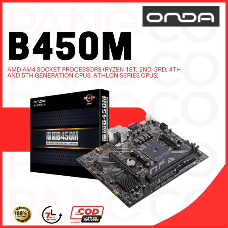 Onda B450m S+ BLACK DDR4 AM4